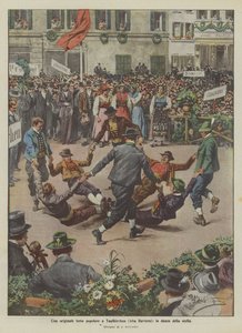 Une fête populaire originale à Taufkirchen (Haute-Bavière), la danse de l